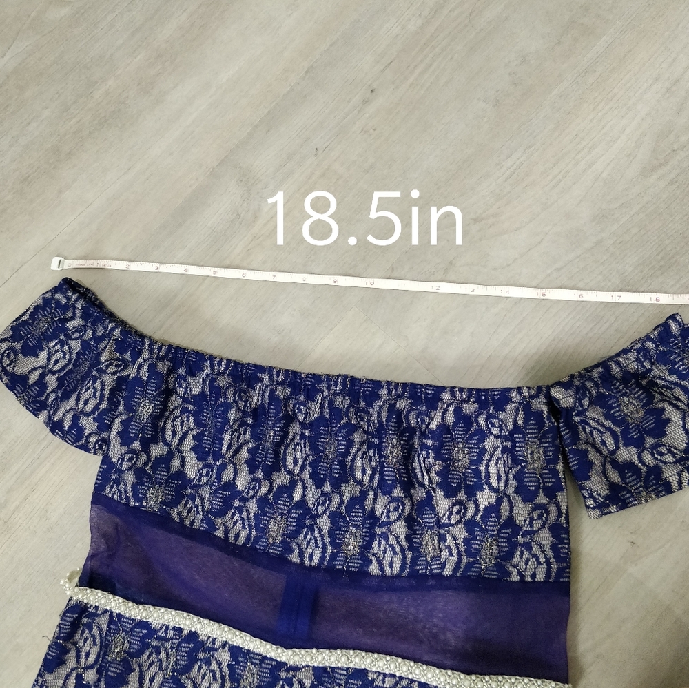 Prom dress custom royal blue lace JANE.X Bethany - Picture 11 of 16